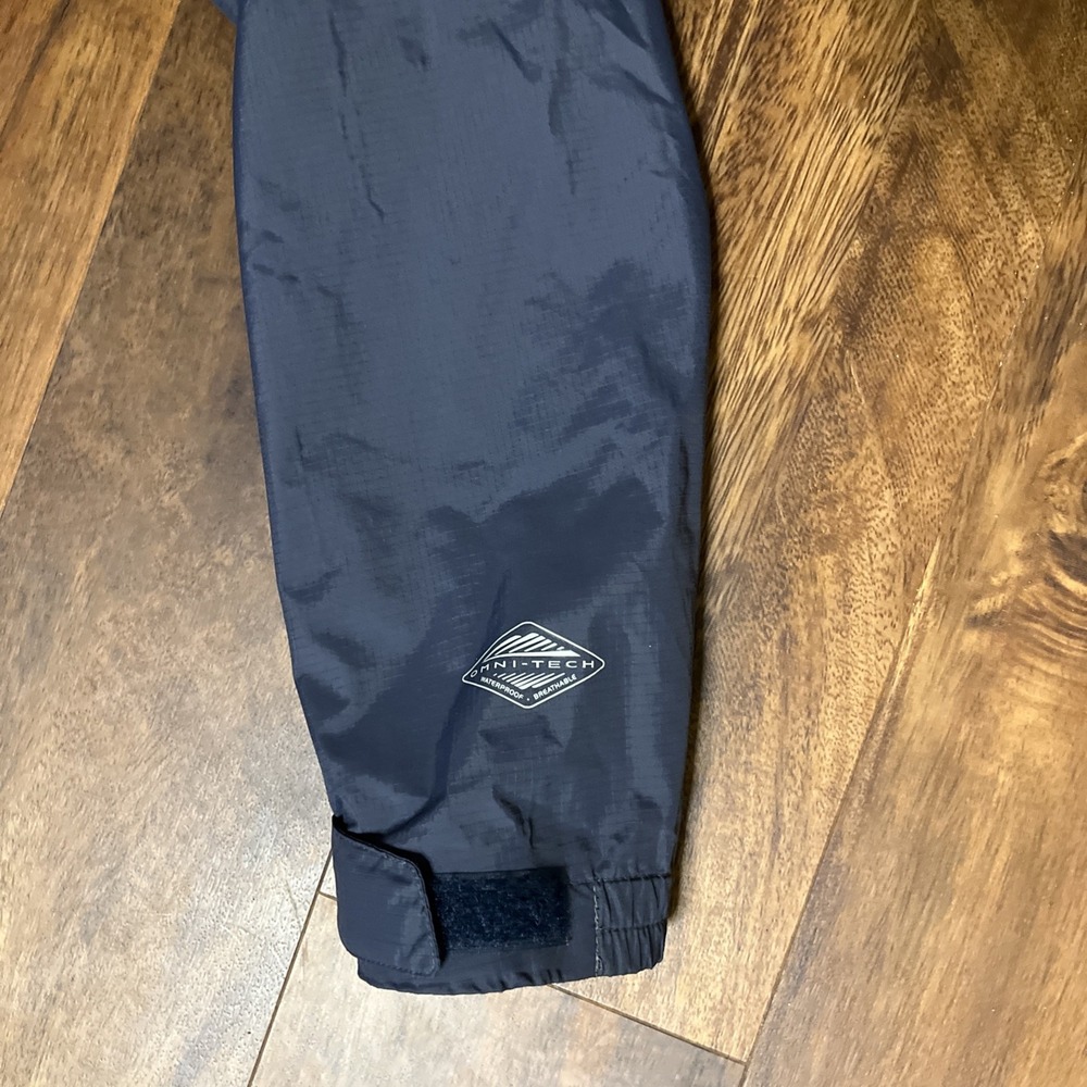 COLUMBIA Watertight Omni-Tech Waterproof Blue Hoodie Rain Jacket Womens M - Picture 6 of 11